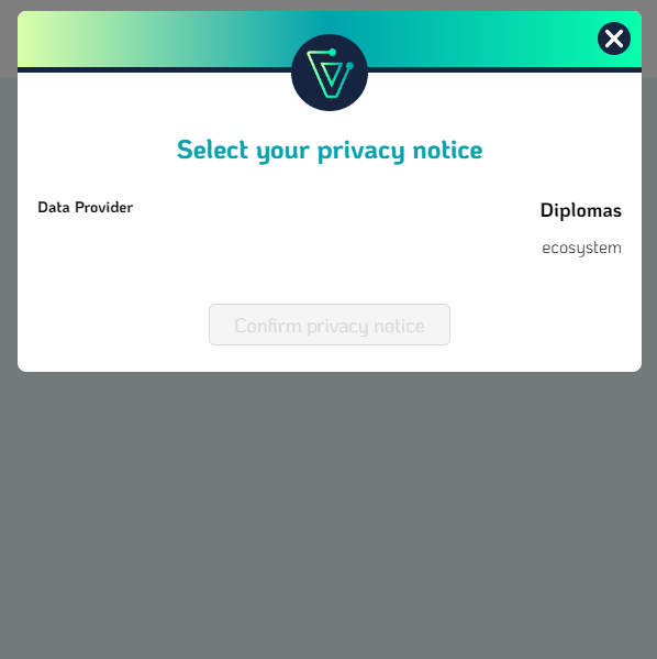Privacy Notices step
